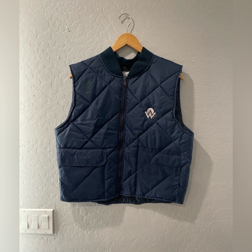 Vintage American West‎ Airlines Airliner Puffer Vest